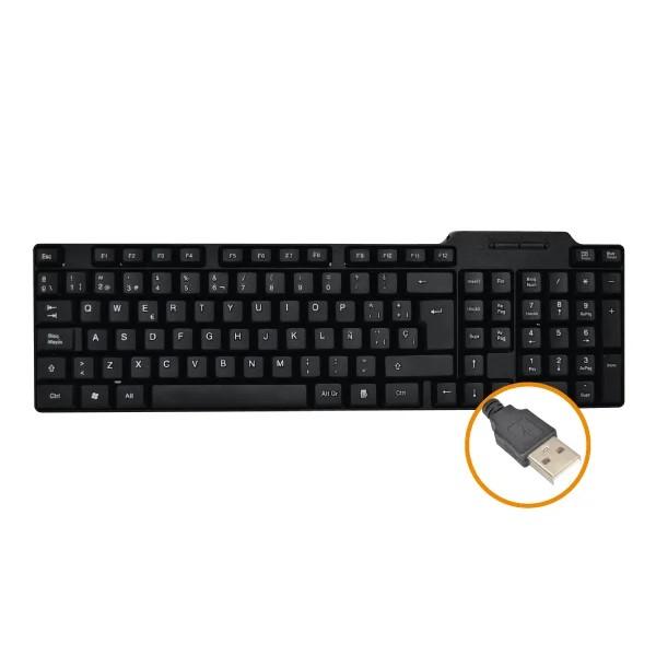 Teclado USB Basik Tech  BSK-08
