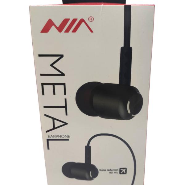 ÁUDIFONO ALAMBRICO METAL AN-014 NIA