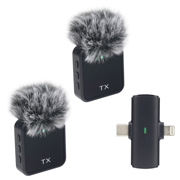 MICROFONO INALAMBRICO  TX PELUDO 2 EN 1 SET X2 – F15