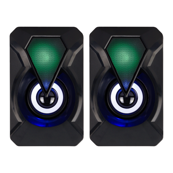 SPEAKERS SOLO USB + TIPO C RGB PARA PC