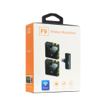 MICROFONOS INALAMBRICOS  DE SOLAPA TIPO C SET X2 F9