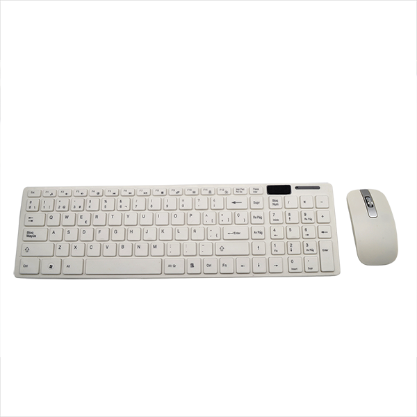 COMBO MOUSE TECLADO INALÁMBRICO WHITE WX01