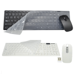 COMBO MOUSE TECLADO INALÁMBRICO WHITE WX01